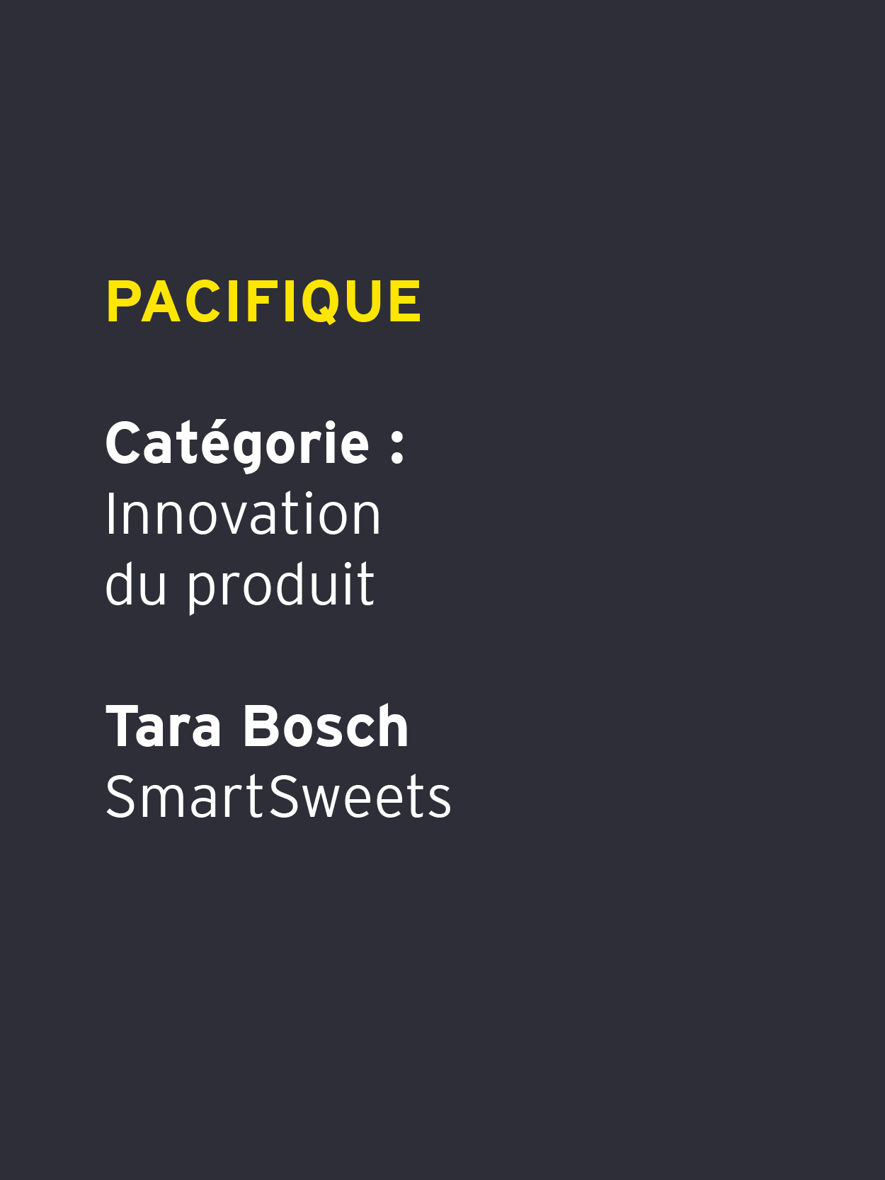             Tara Bosch – SmartSweets         