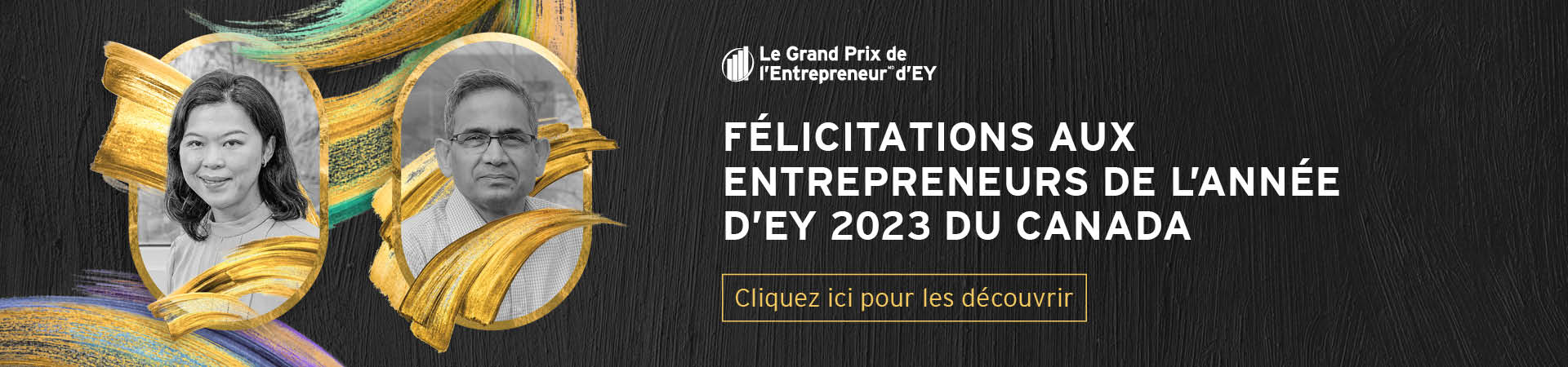 Félicitations aux Entrepreneurs de l’année d’EY 2023 du Canada