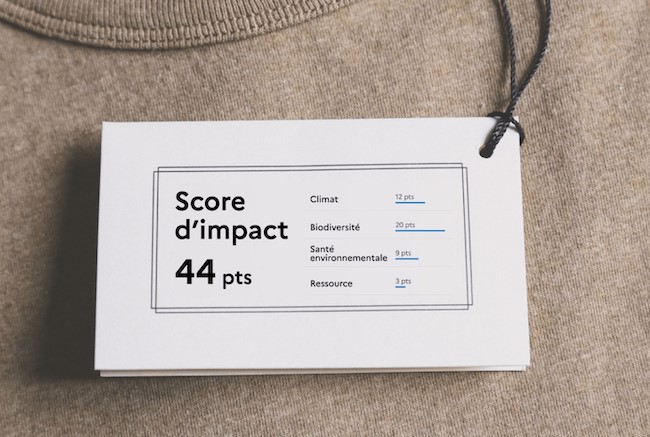 Premier test de score d’impact 44 pts