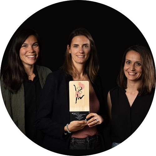 Photo de Claire Bretton, Laura Chavigny et Léa de Fierkowsky