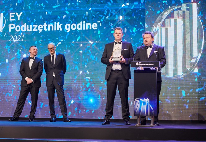 Miljenko Borščak i Stiven Toš dobitnici su nagrade EY Poduzetnik godine 2021.