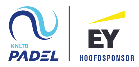 Logo: EY en KNLTB Padel