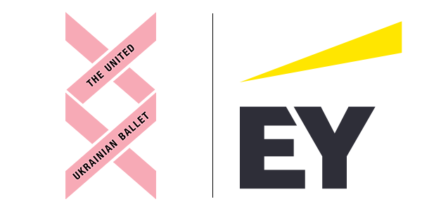 Logo: EY en The United Ukrainian Ballet Foundation