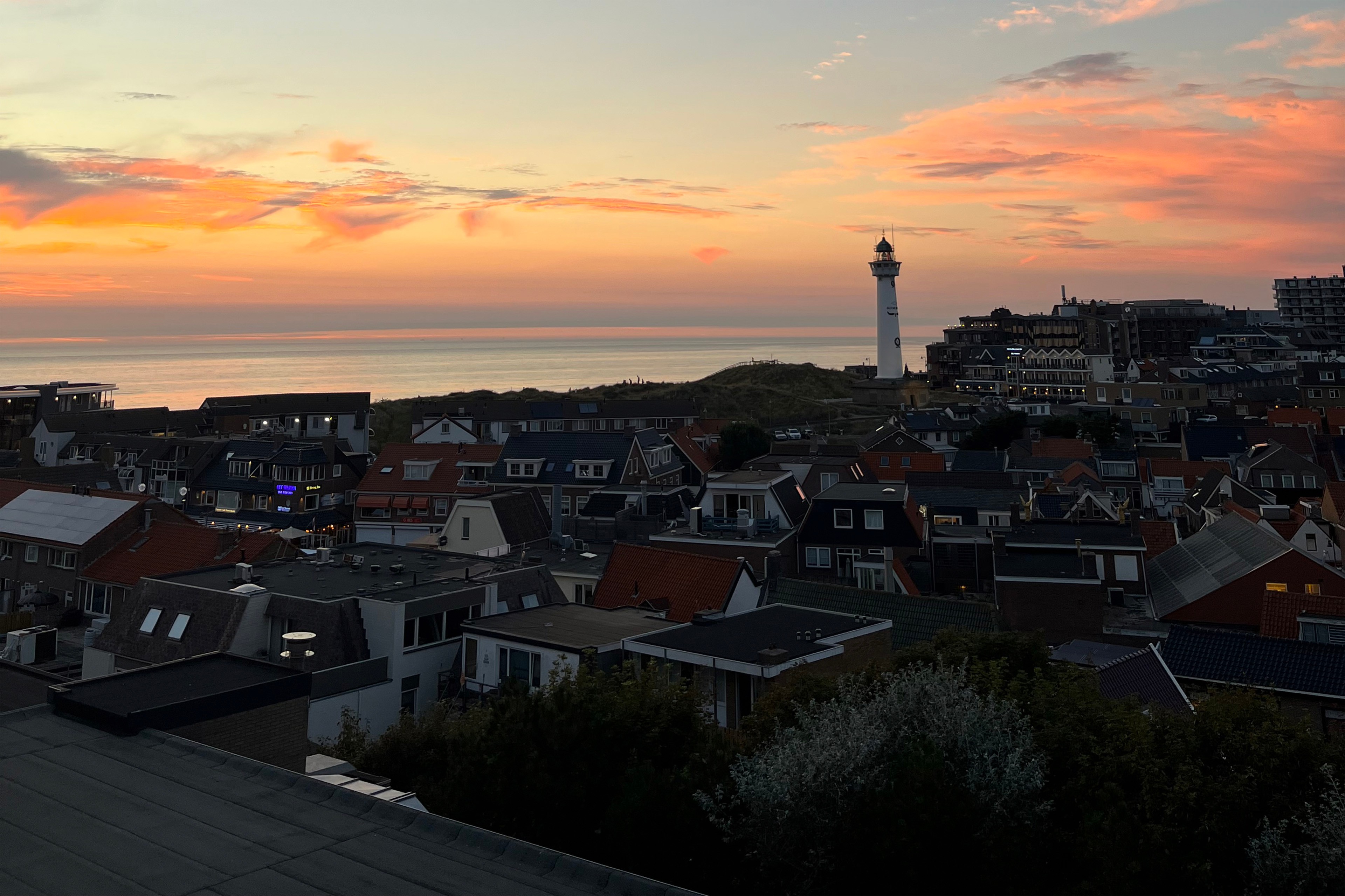 Utsikten fra hotellet i Nederland