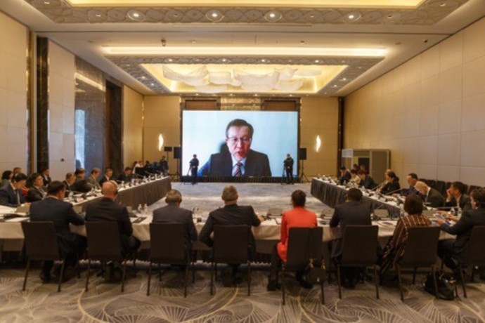 Ерлан Досымбеков принял участие в промежуточном заседании СИИ