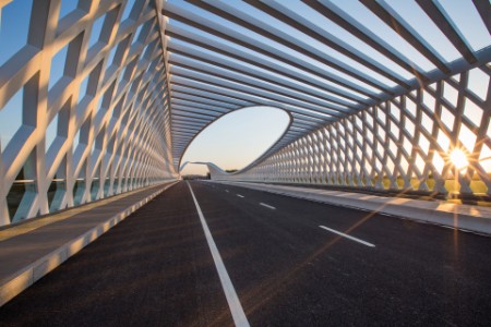 Beiqijia Bridge in the Sunlight