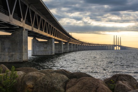 Bild pä Öresundsbron eller Öresundsbron.
